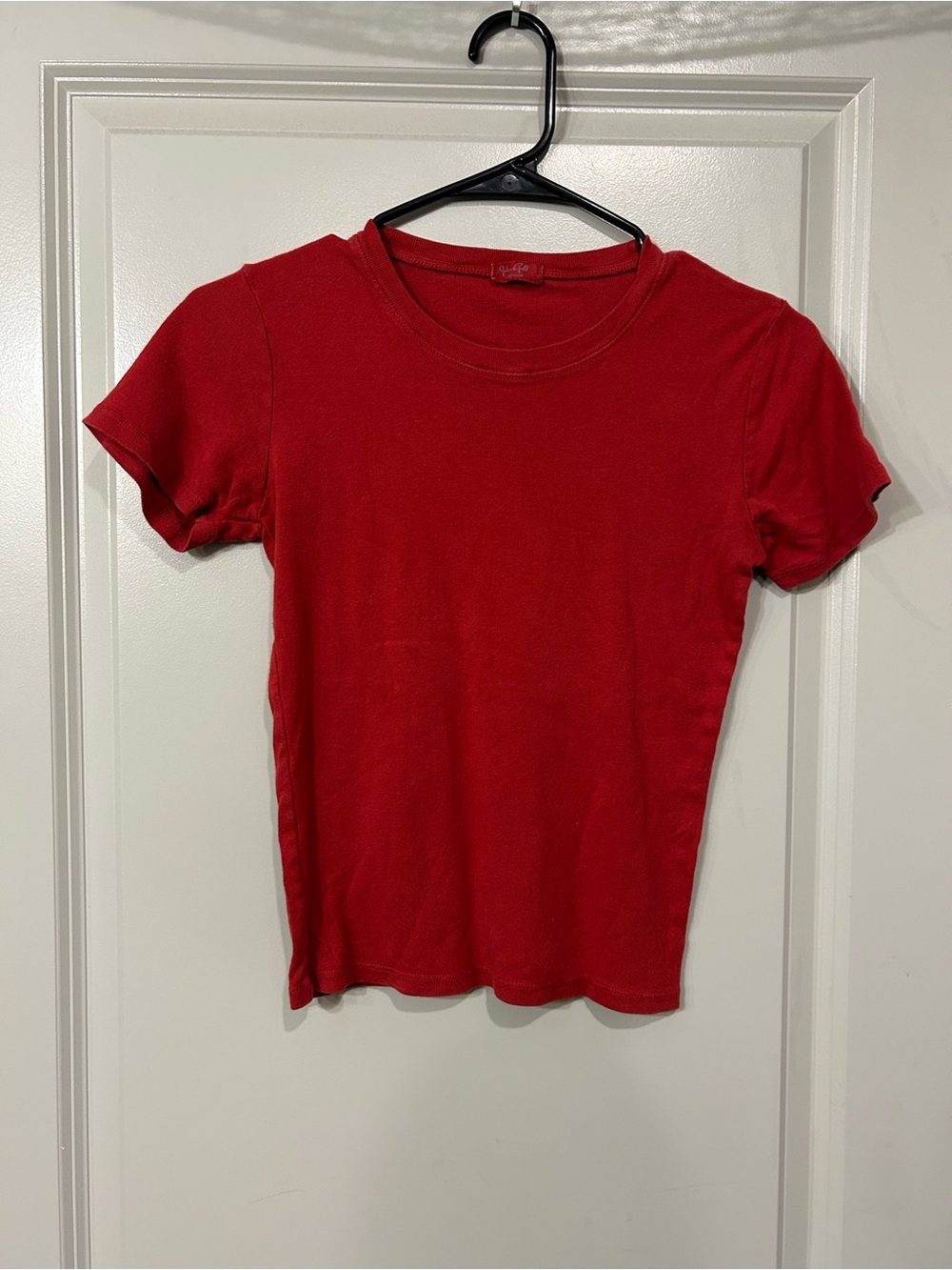 Brandy Melville Red Short Sleeve Crew Tee